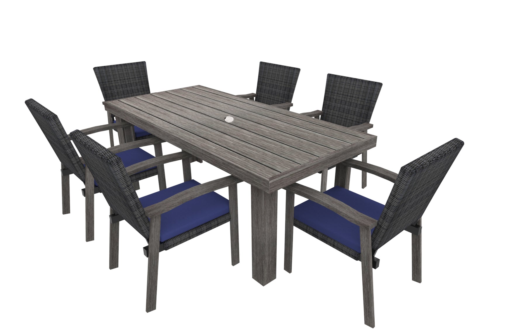 6 seater on sale patio table