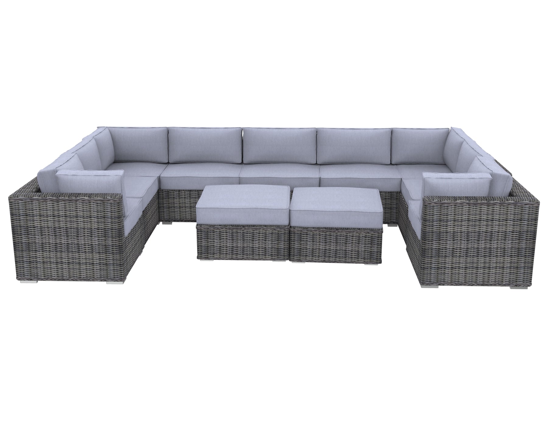 Grey corner 2025 rattan